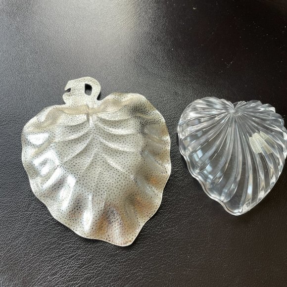 Vintage 70s Italian Royal Crystal Rock (RCR) Heart Trinket Bowl - Picture 5 of 8